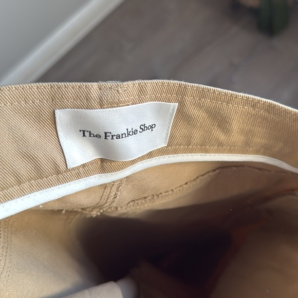 THE FRANKIE SHOP Hailey Oversized Cotton Cargo Pants Small - Picture 12 of 16